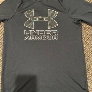 Under Armour Black Kids Short Sleeve Tee